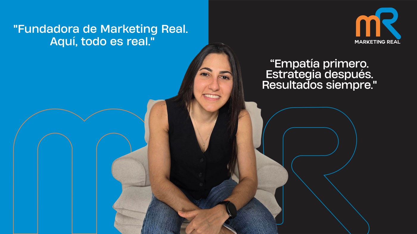 María Fernanda Real, fundadora de Marketing Real: Fundadora de Marketing Real. Aquí, todo es real.